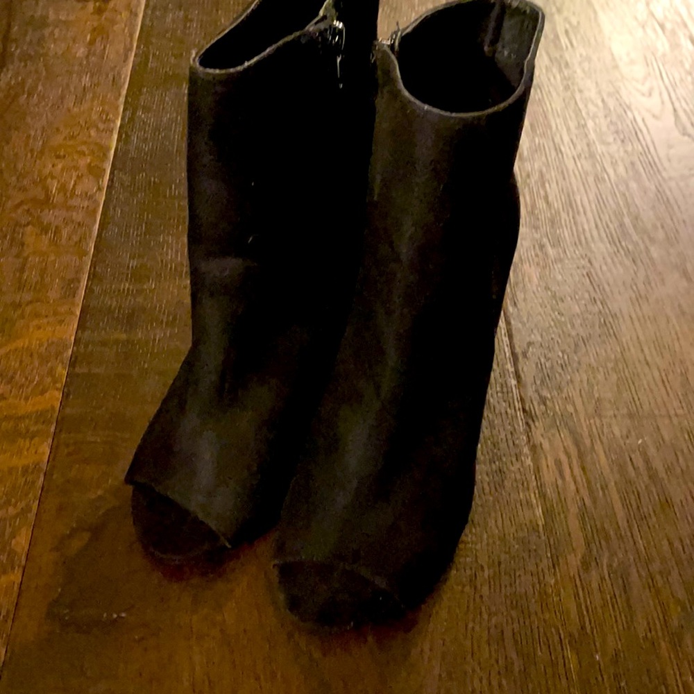 Fashion Nova - Open Toe Block Heel Booties - image 3